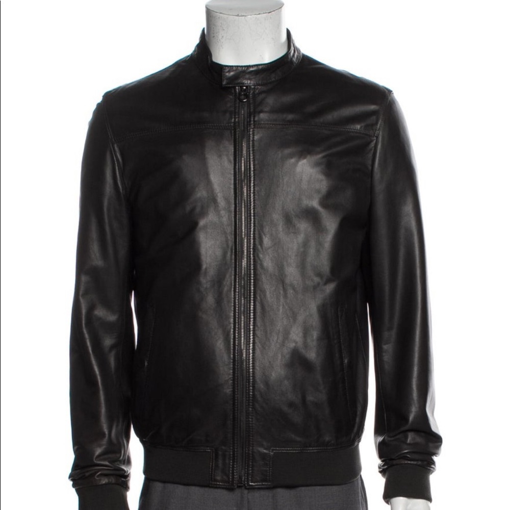 Salvatore Ferragamo Leather Jacket